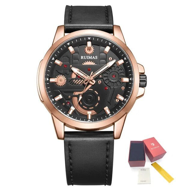 RUIMAS Watches Men's Casual Sport Watches Luxury Military Quartz Wrist Watch Chronograph Waterproof Man Clock Montre Homme 307-14
