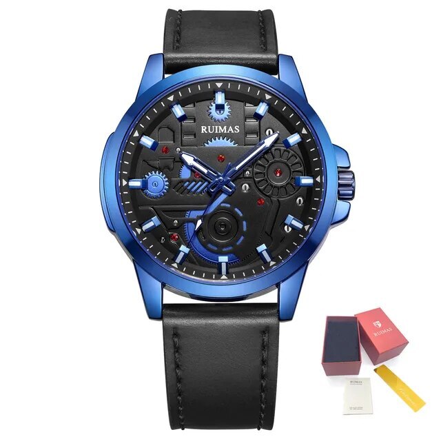 RUIMAS Watches Men's Casual Sport Watches Luxury Military Quartz Wrist Watch Chronograph Waterproof Man Clock Montre Homme 307-15