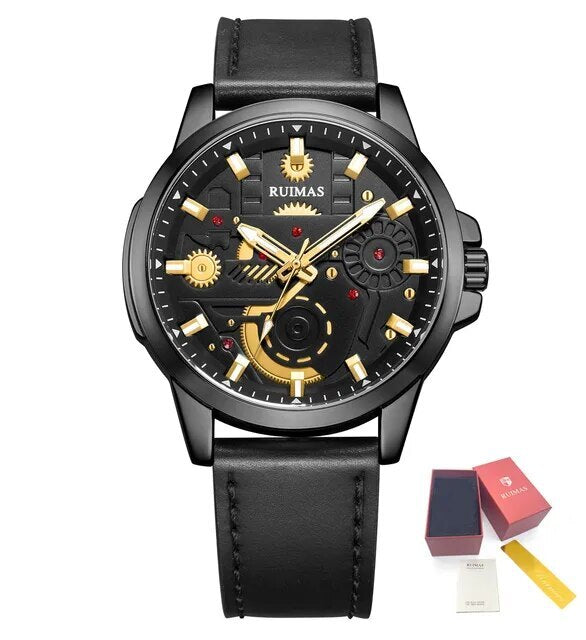 RUIMAS Watches Men's Casual Sport Watches Luxury Military Quartz Wrist Watch Chronograph Waterproof Man Clock Montre Homme 307-16