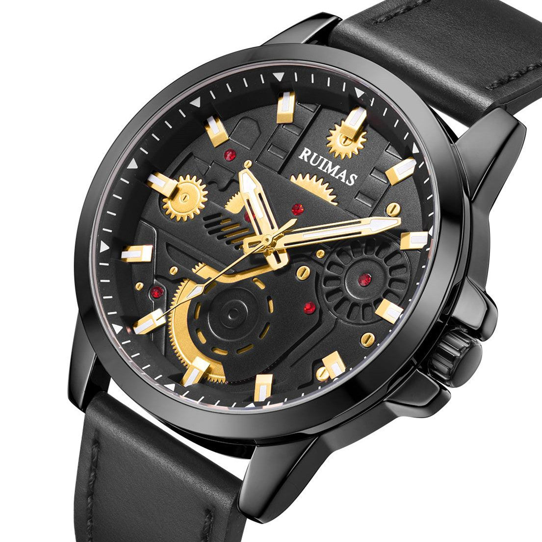 RUIMAS Watches Men's Casual Sport Watches Luxury Military Quartz Wrist Watch Chronograph Waterproof Man Clock Montre Homme 307-9