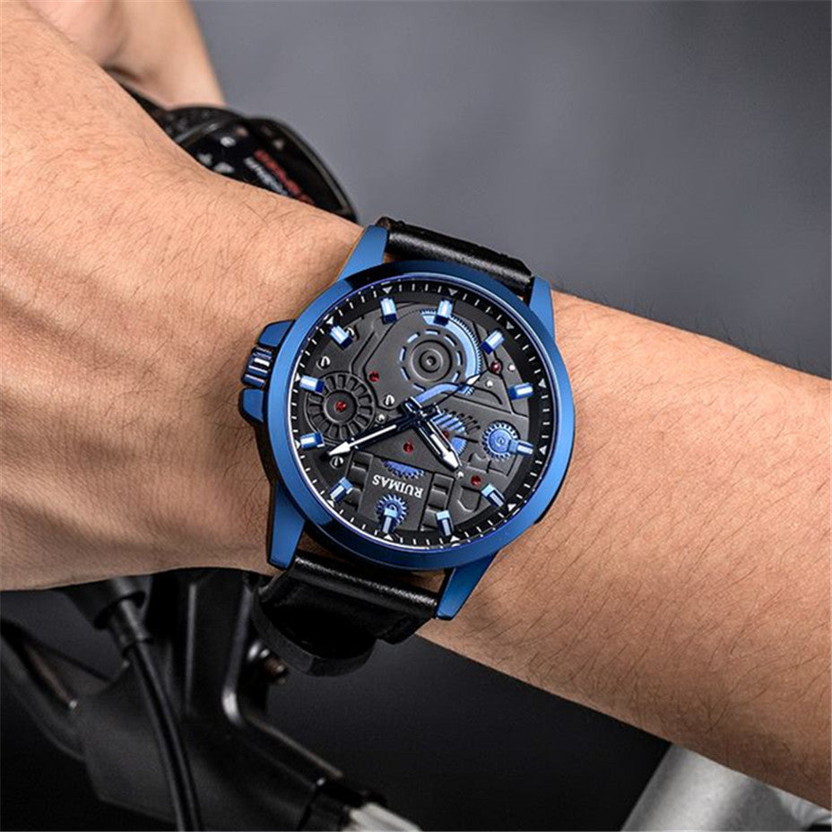 RUIMAS Watches Men's Casual Sport Watches Luxury Military Quartz Wrist Watch Chronograph Waterproof Man Clock Montre Homme 307-2